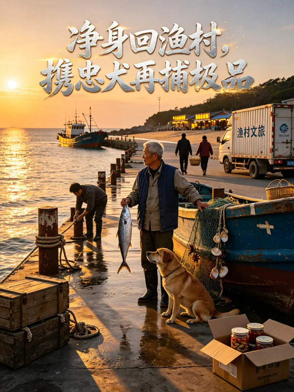 净身回渔村，携忠犬再捕极品