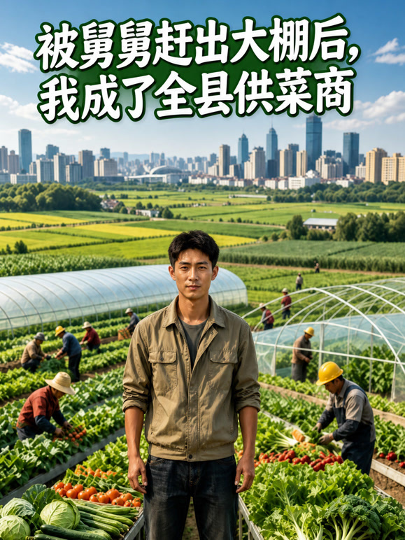 被舅舅赶出大棚后，我成了全县供菜商