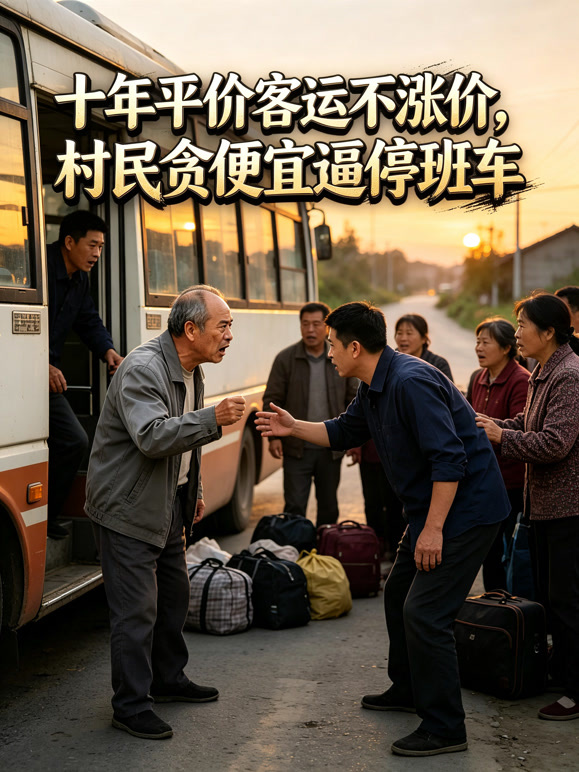 十年平价客运不涨价，村民贪便宜逼停班车