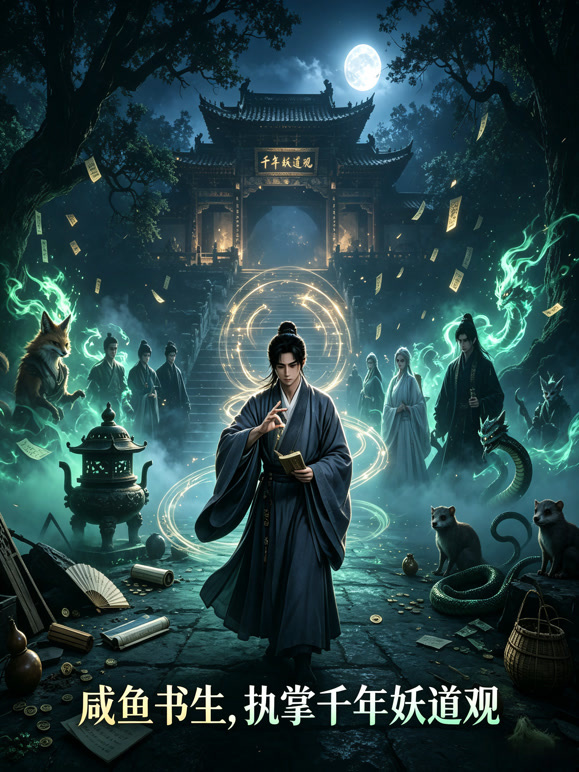 咸鱼书生，执掌千年妖道观