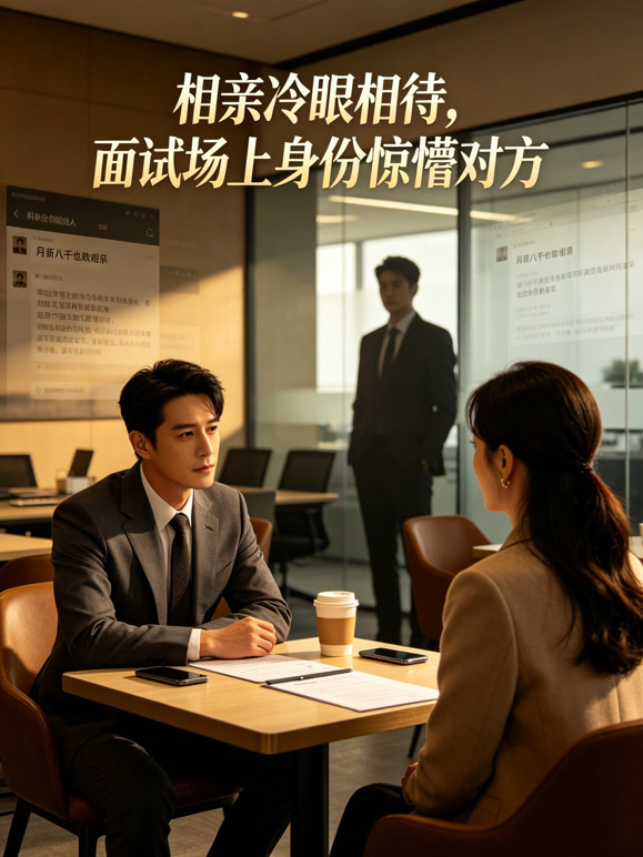 相亲冷眼相待，面试场上身份惊懵对方
