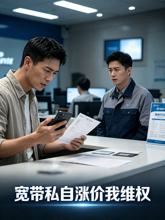 宽带私自涨价我维权