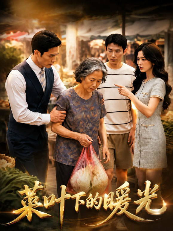 菜叶下的暖光