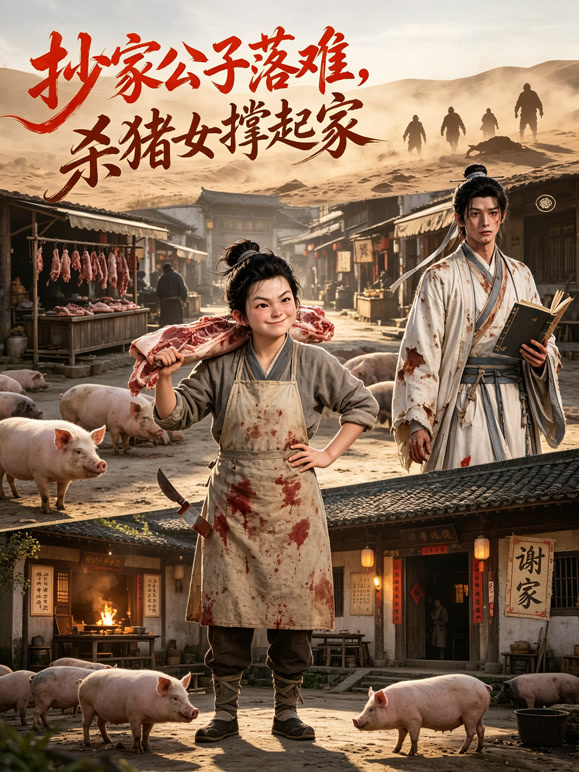 抄家公子落难，杀猪女撑起家