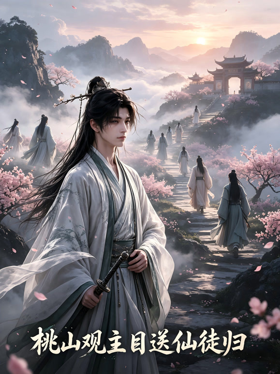 桃山观主目送仙徒归