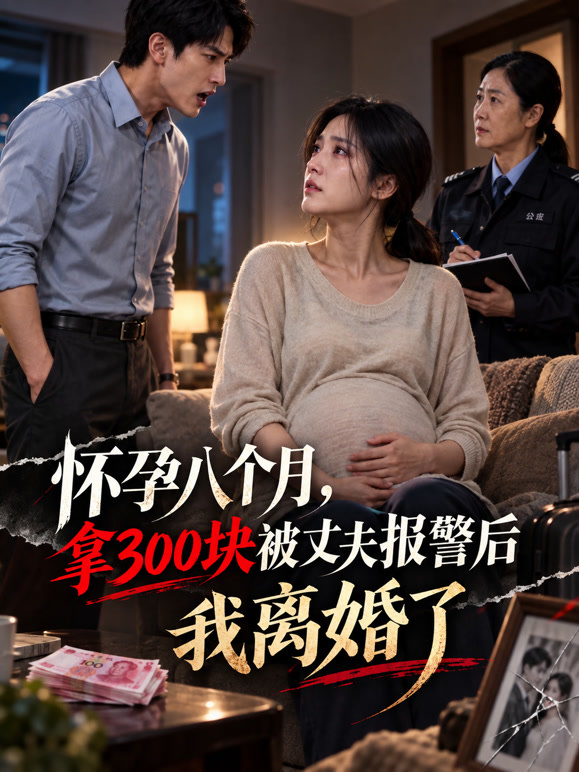 怀孕八个月，拿300块被丈夫报警后我离婚了