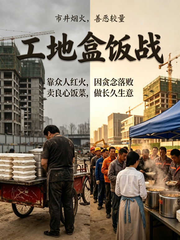 工地盒饭战