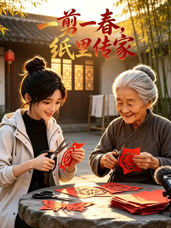 一剪一春，纸里传家