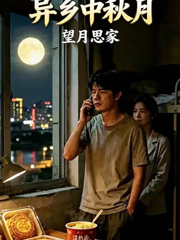 异乡中秋月