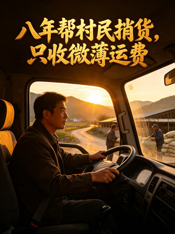 八年帮村民捎货，只收微薄运费