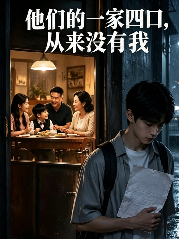 他们的一家四口，从来没有我