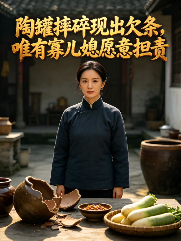 陶罐摔碎现出欠条，唯有寡儿媳愿意担责