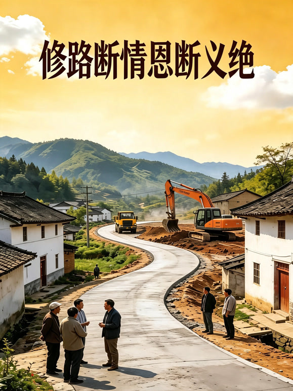 修路断情恩断义绝