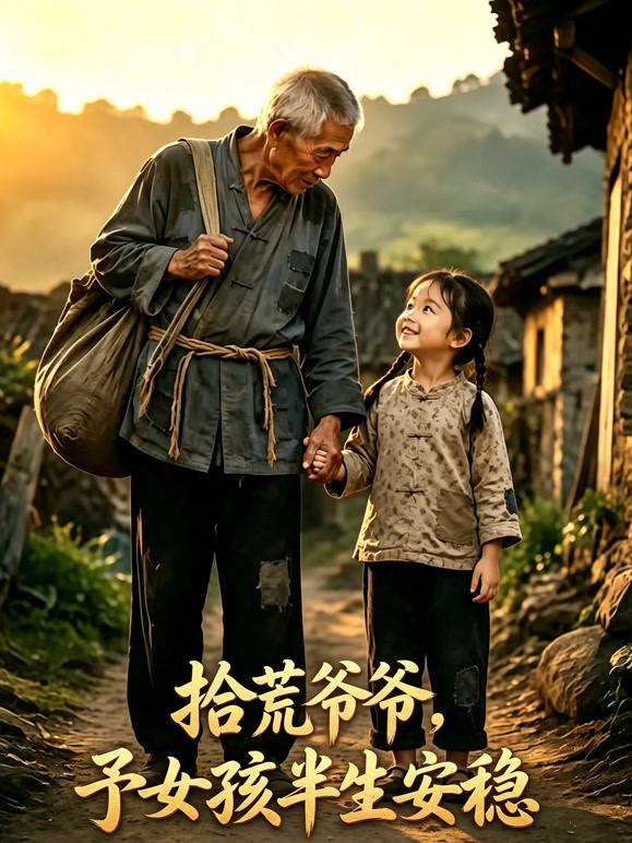 拾荒爷爷，予女孩半生安稳