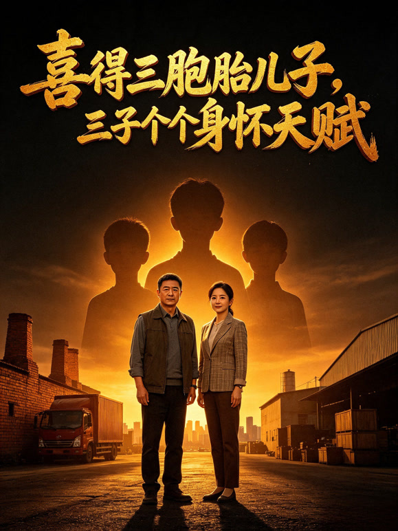 喜得三胞胎儿子，三子个个身怀天赋