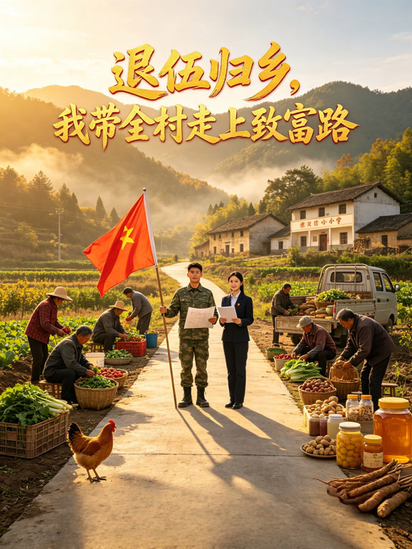 退伍归乡，我带全村走上致富路