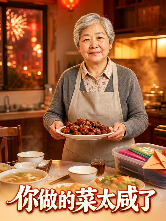 你做的菜太咸了