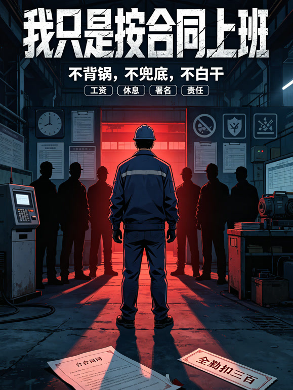 我只是按合同上班