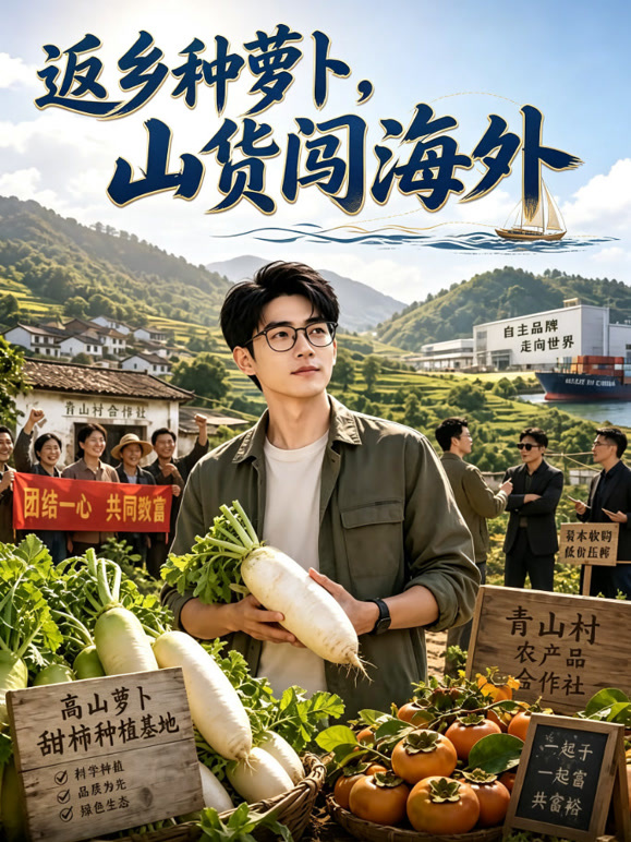 返乡种萝卜，山货闯海外