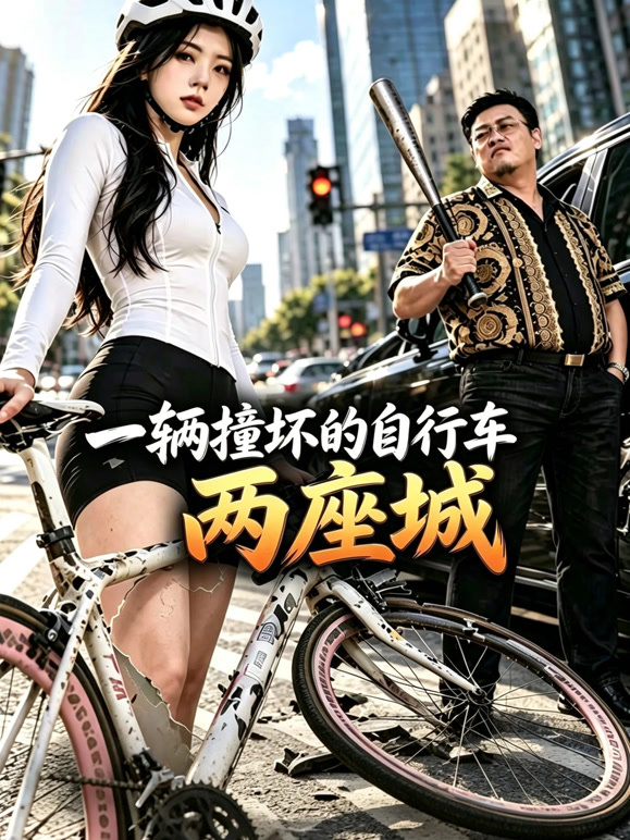 一辆撞坏的自行车两座城