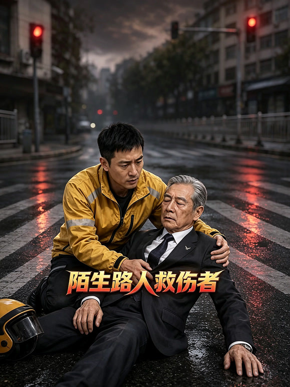 陌生路人救伤者