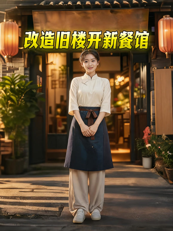 改造旧楼开新餐馆