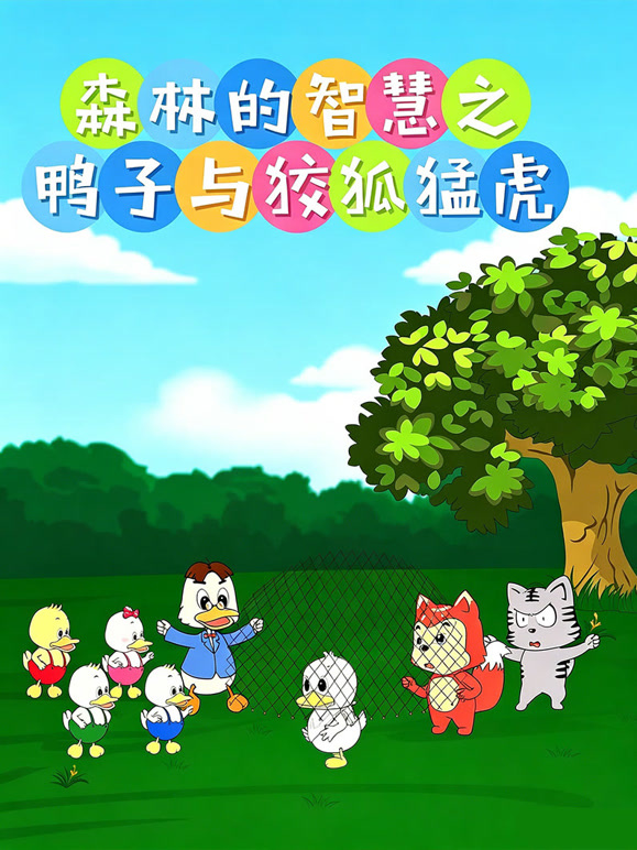森林的智慧之鸭子与狡狐猛虎