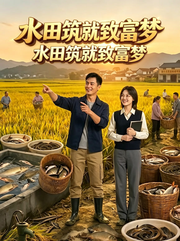 水田筑就致富梦