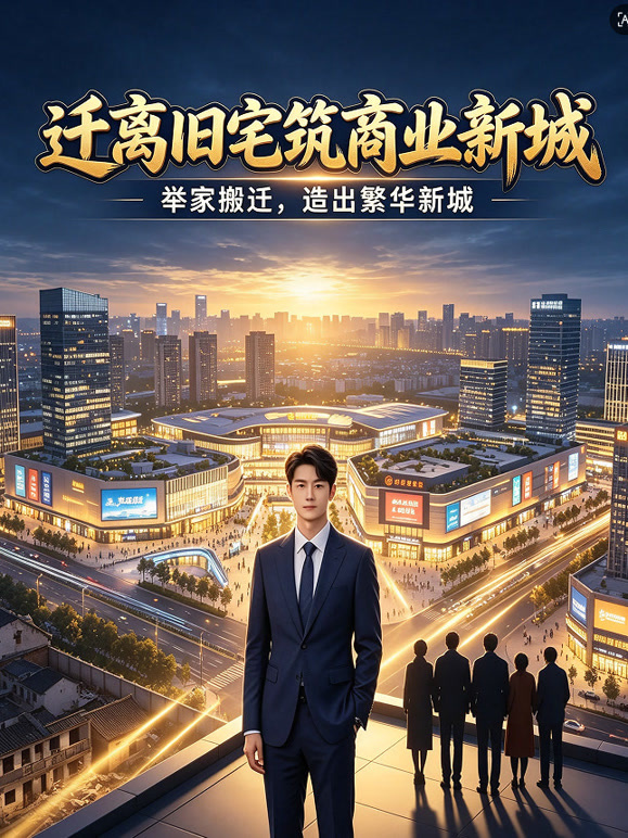 迁离旧宅筑商业新城