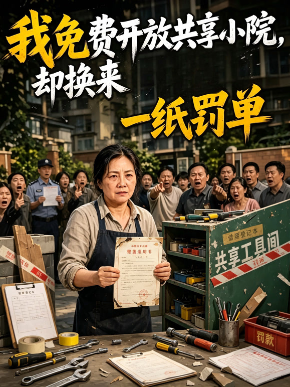 我免费开放共享小院，却换来一纸罚单