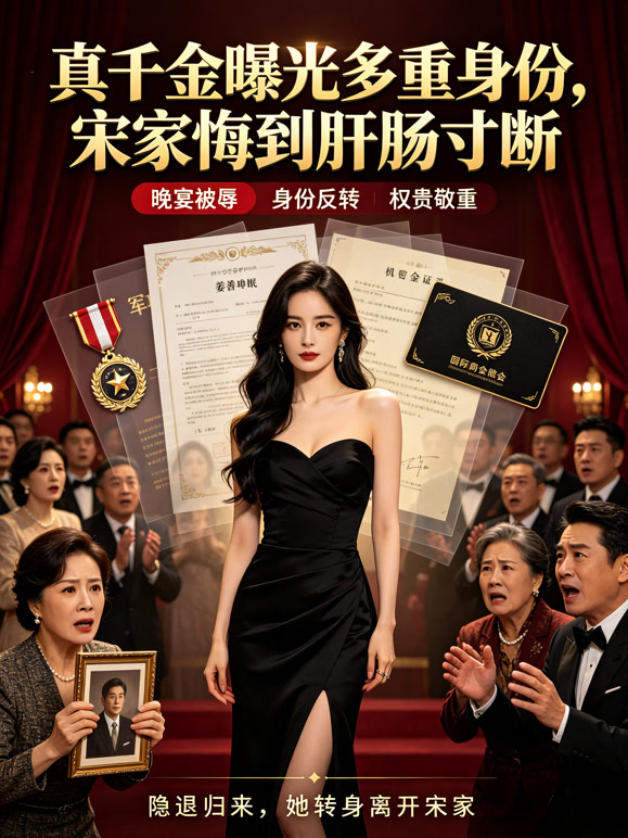 真千金曝光多重身份，宋家悔到肝肠寸断