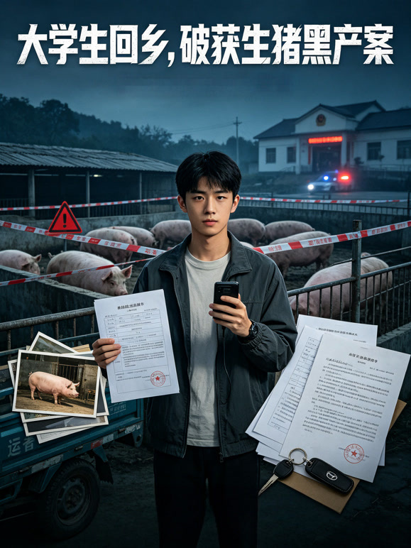 大学生回乡，破获生猪黑产案