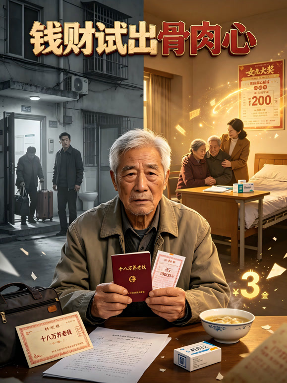 钱财试出骨肉心