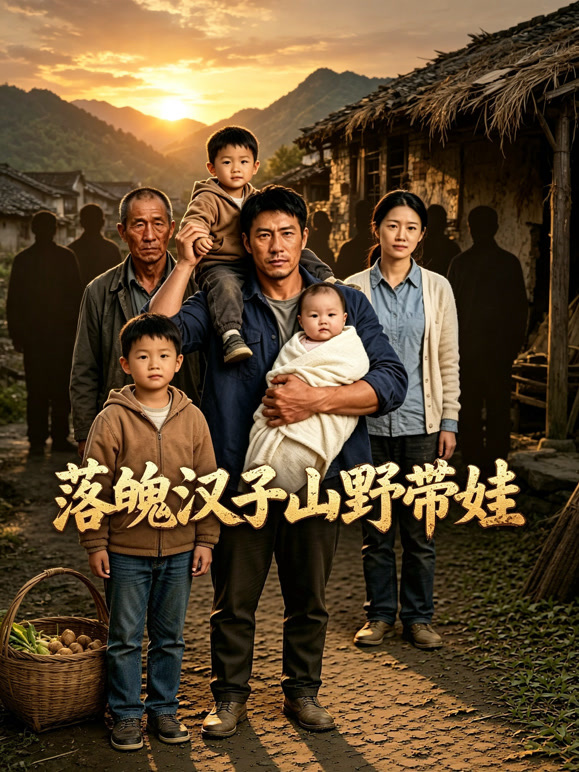 落魄汉子山野带娃