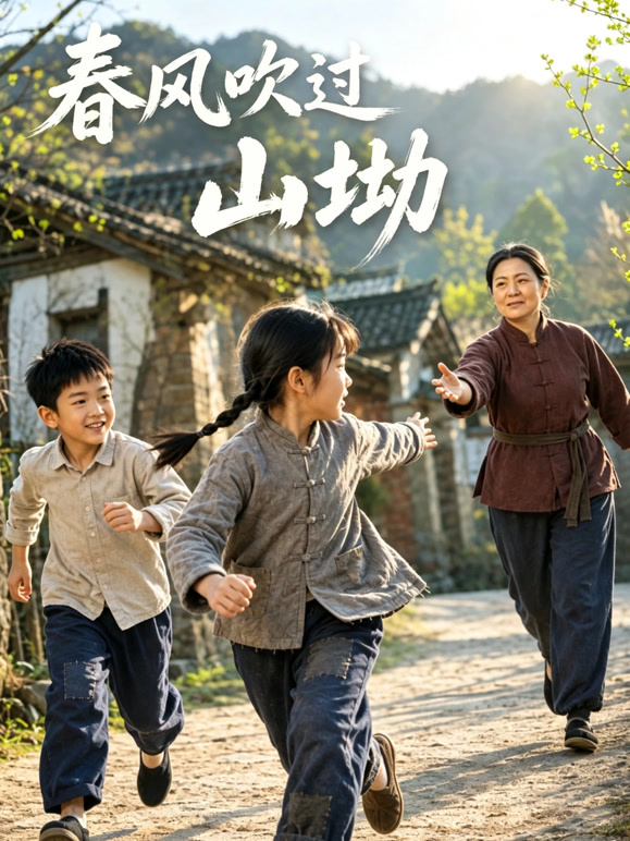 春风吹过山坳
