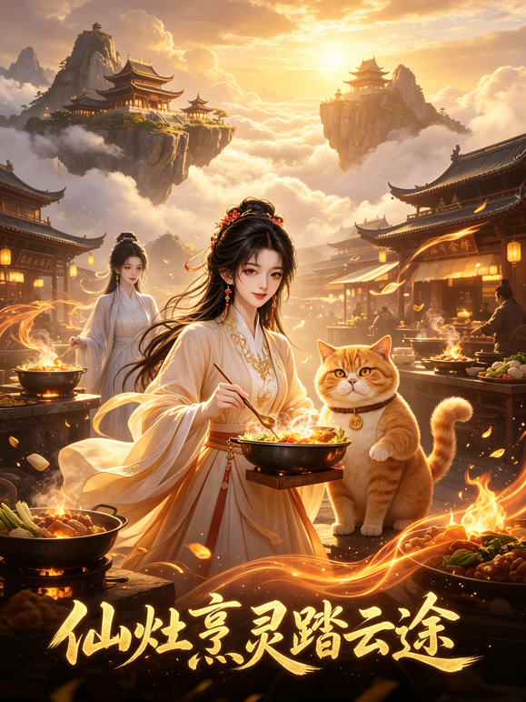 仙灶烹灵踏云途