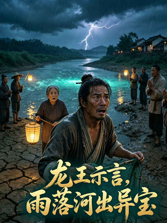 龙王示言，雨落河出异宝