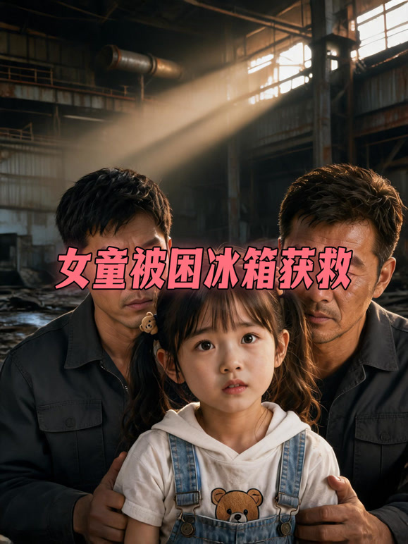 女童被困冰箱获救