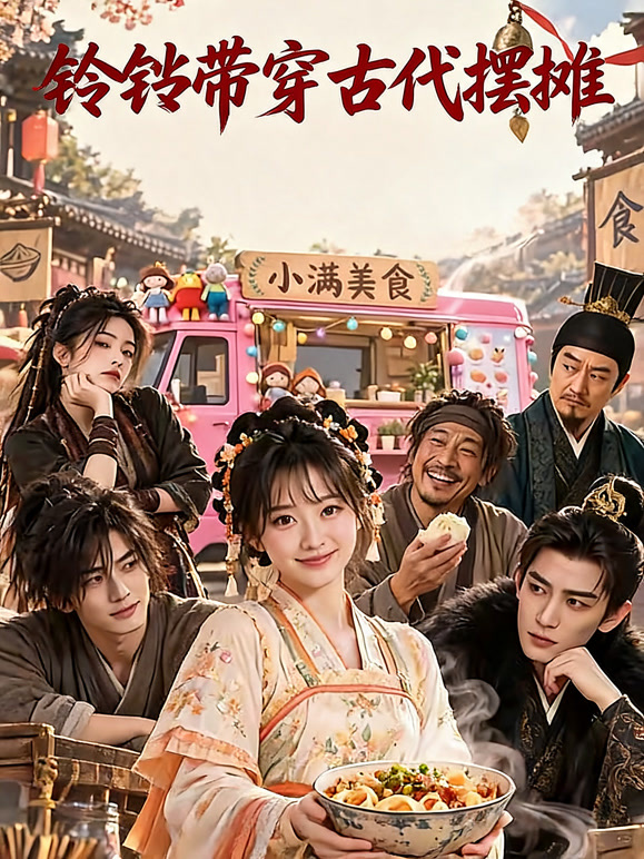铃铛带穿古代摆摊