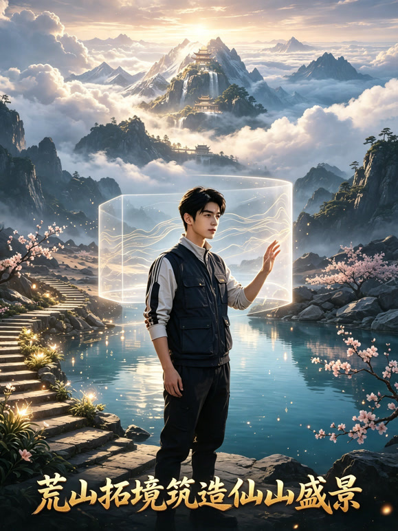 荒山拓境筑造仙山盛景