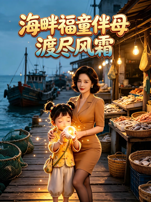 海畔福童伴母渡尽风霜