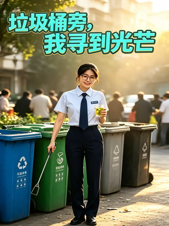 垃圾桶旁，我寻到光芒