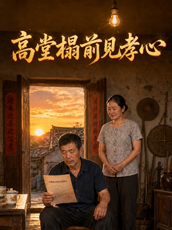 高堂塌前见孝心