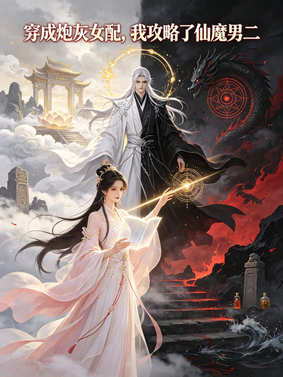 穿成炮灰女配，我攻略了仙魔男二