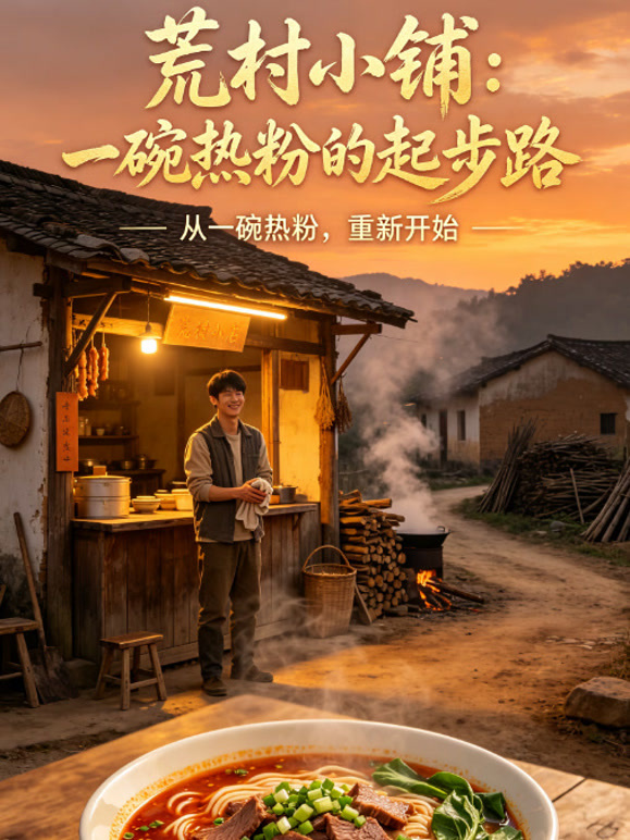 荒村小铺：一碗热粉的起步路