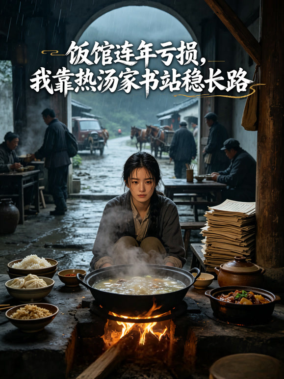 饭馆连年亏损，我靠热汤家书站稳长路