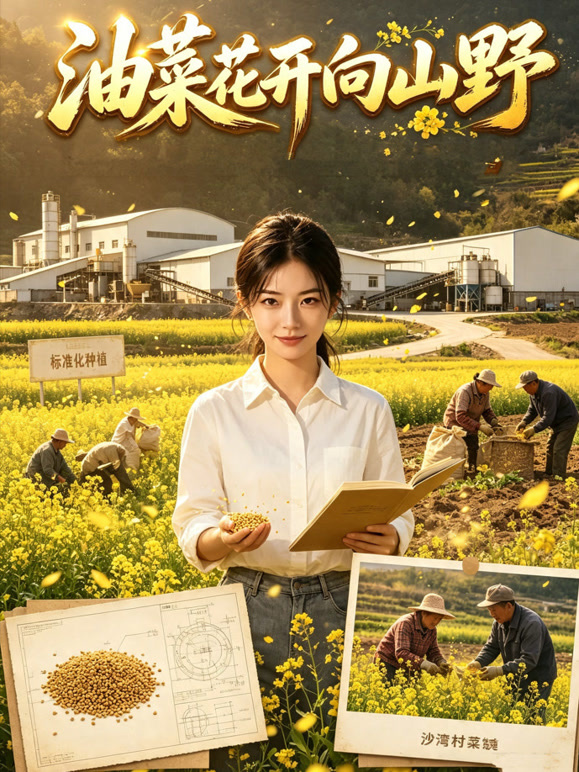 油菜花开向山野