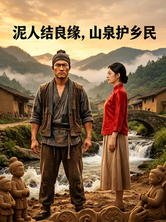 泥人结良缘，山泉护乡民