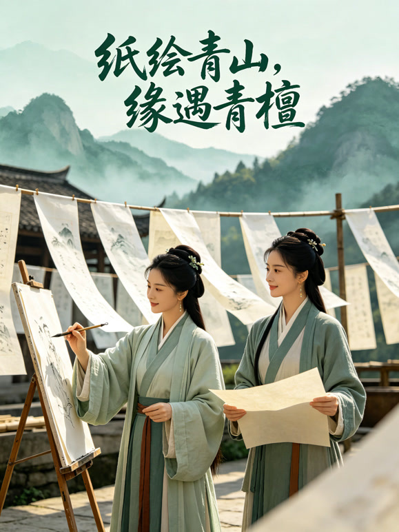 纸绘青山缘遇青檀
