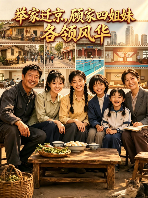 举家迁京，顾家四姐妹各领风华
